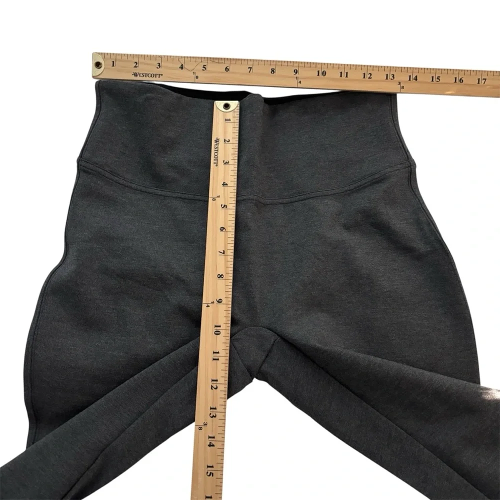 Spanx Ponte Ankle High Waist Grey Heather Pull On Leggings Size Petite M